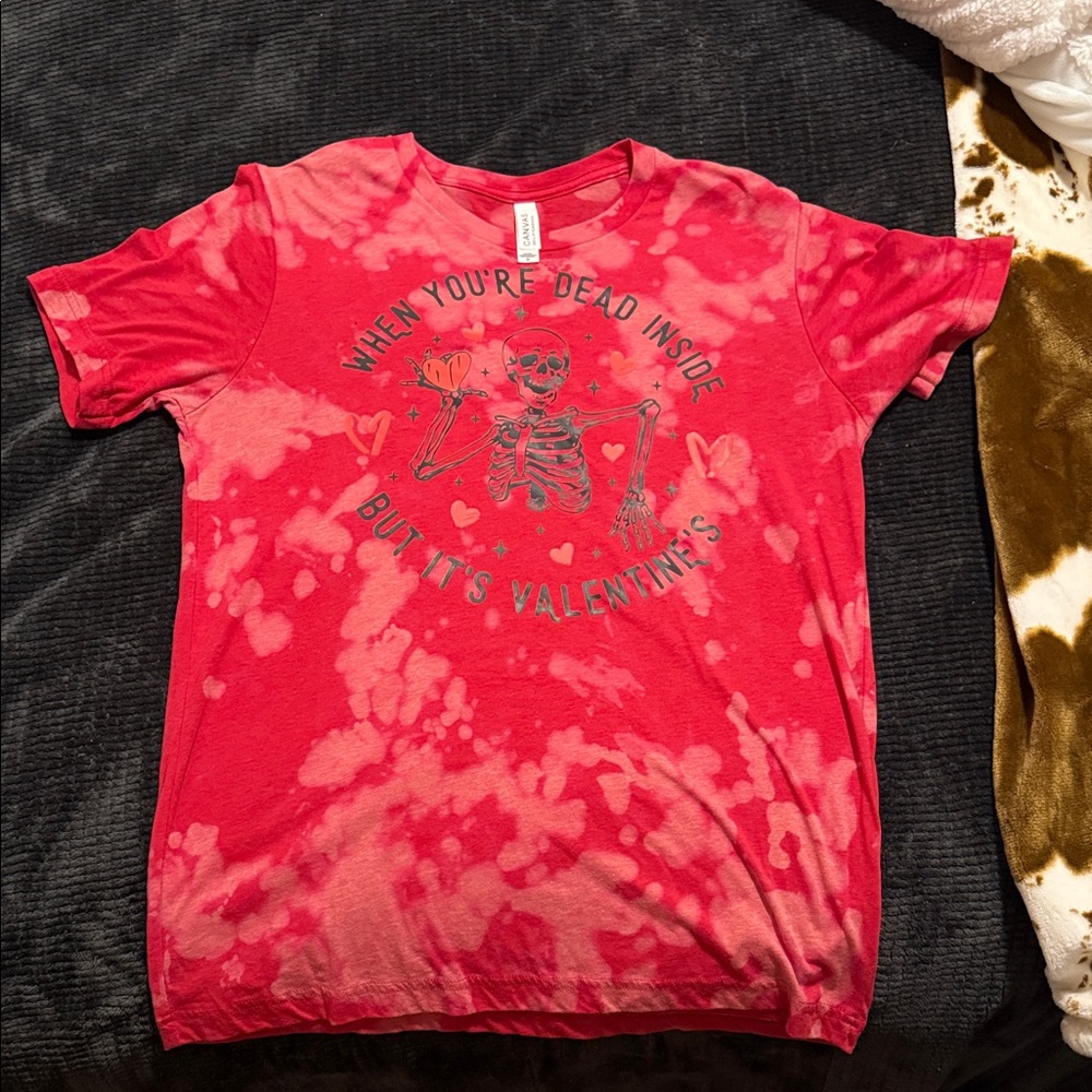 Bella Canvas Red Graphic Tee